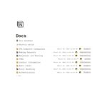 API Documentation Notion