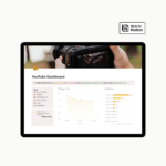 Notion YouTube Dashboard