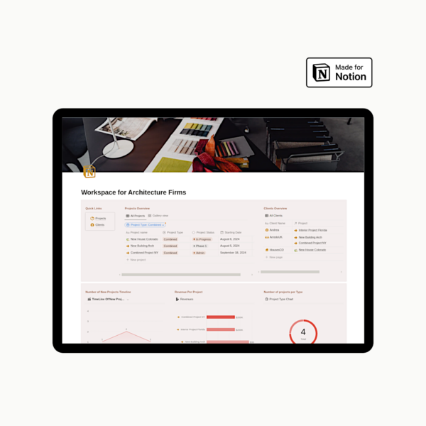 Notion Workspace Architecture Firms