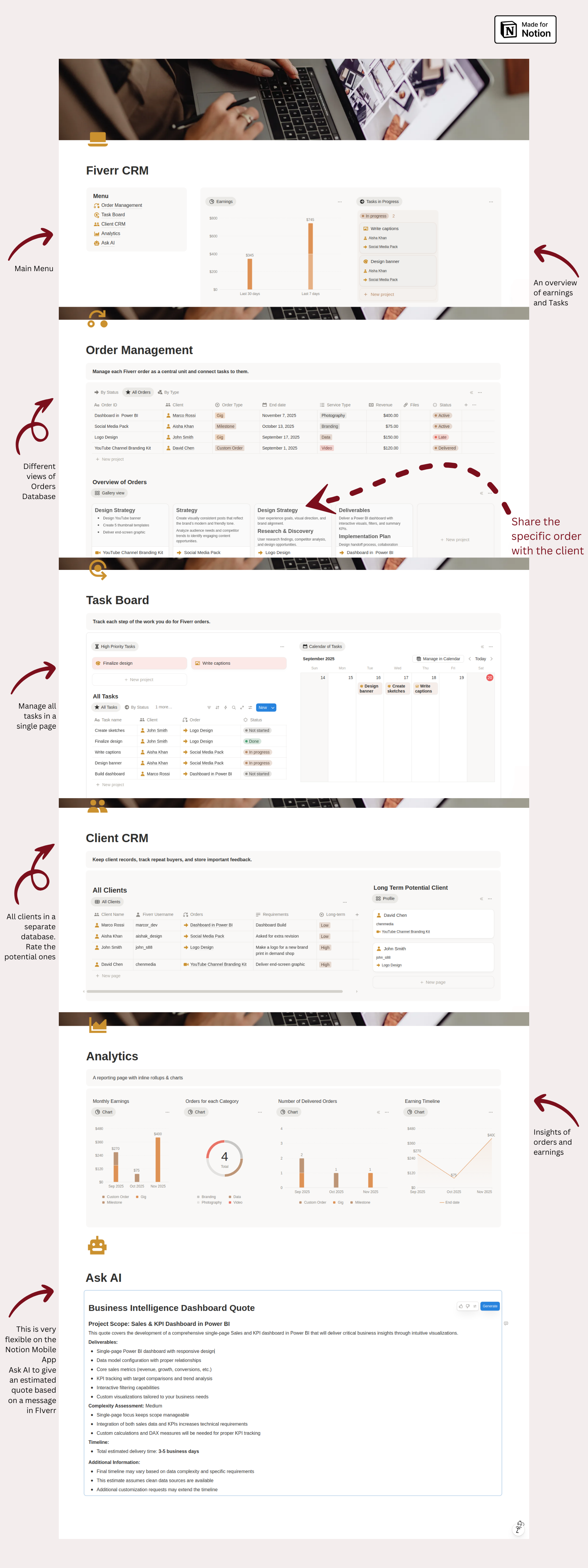 Notion Freelancer Template
