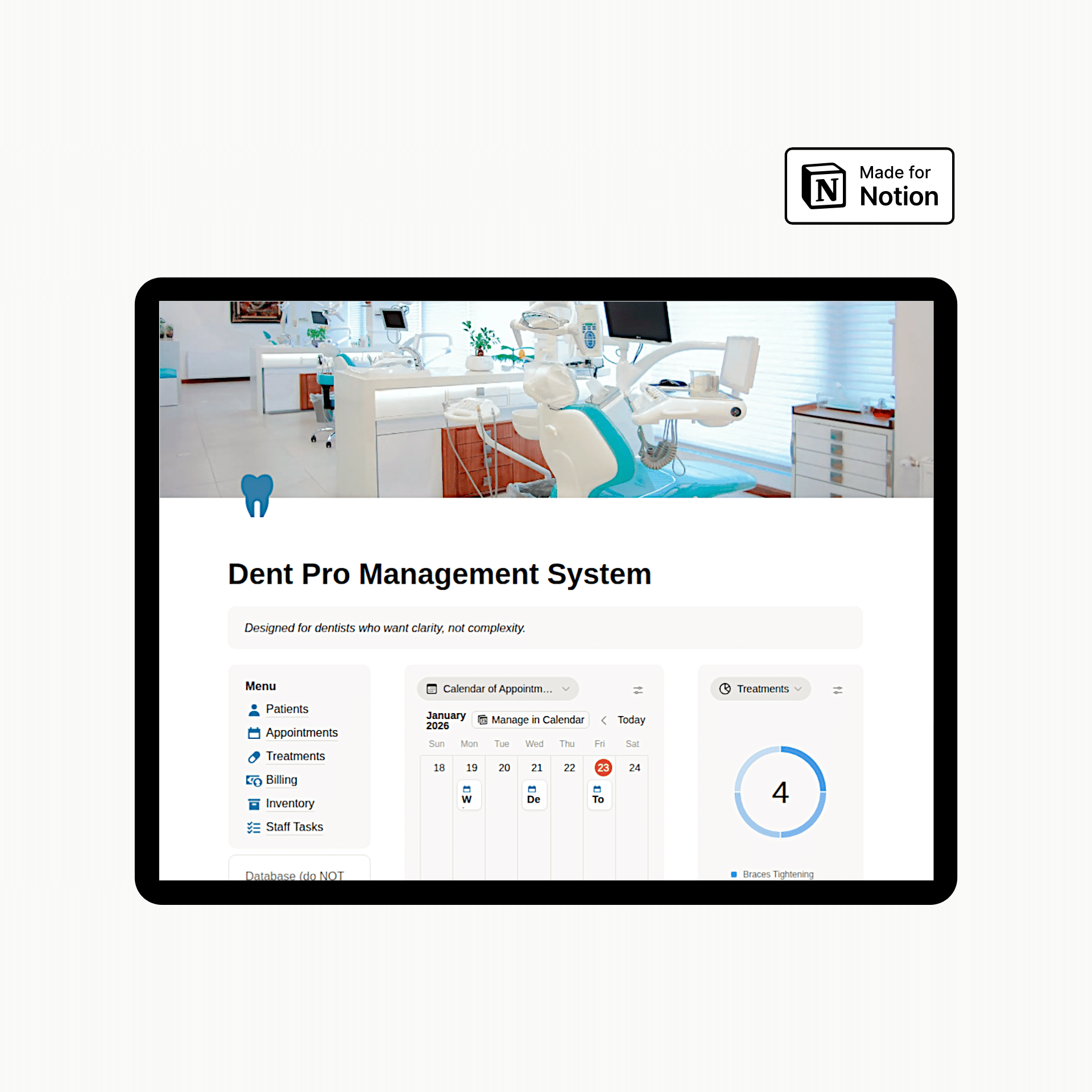 Dent Notion Template